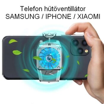 Gamer Telefon ventilátor (szürke)
