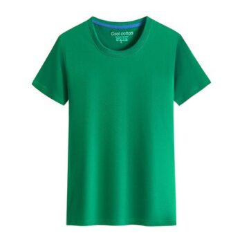 PRÉMIUM 100% Pamut Rövid Ujjú (fű zöld)