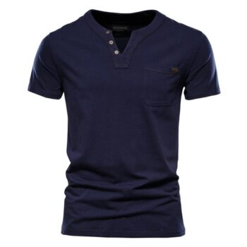 Prémium V nyakú Ing (Navy kék)