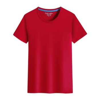 PRÉMIUM 100% Pamut Rövid Ujjú (piros)