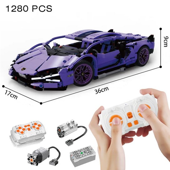 D.I.Y. Purple Lamborghini (Távirányítós)