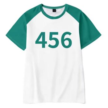 Squid Game 456 rövid ujjú (unisex)